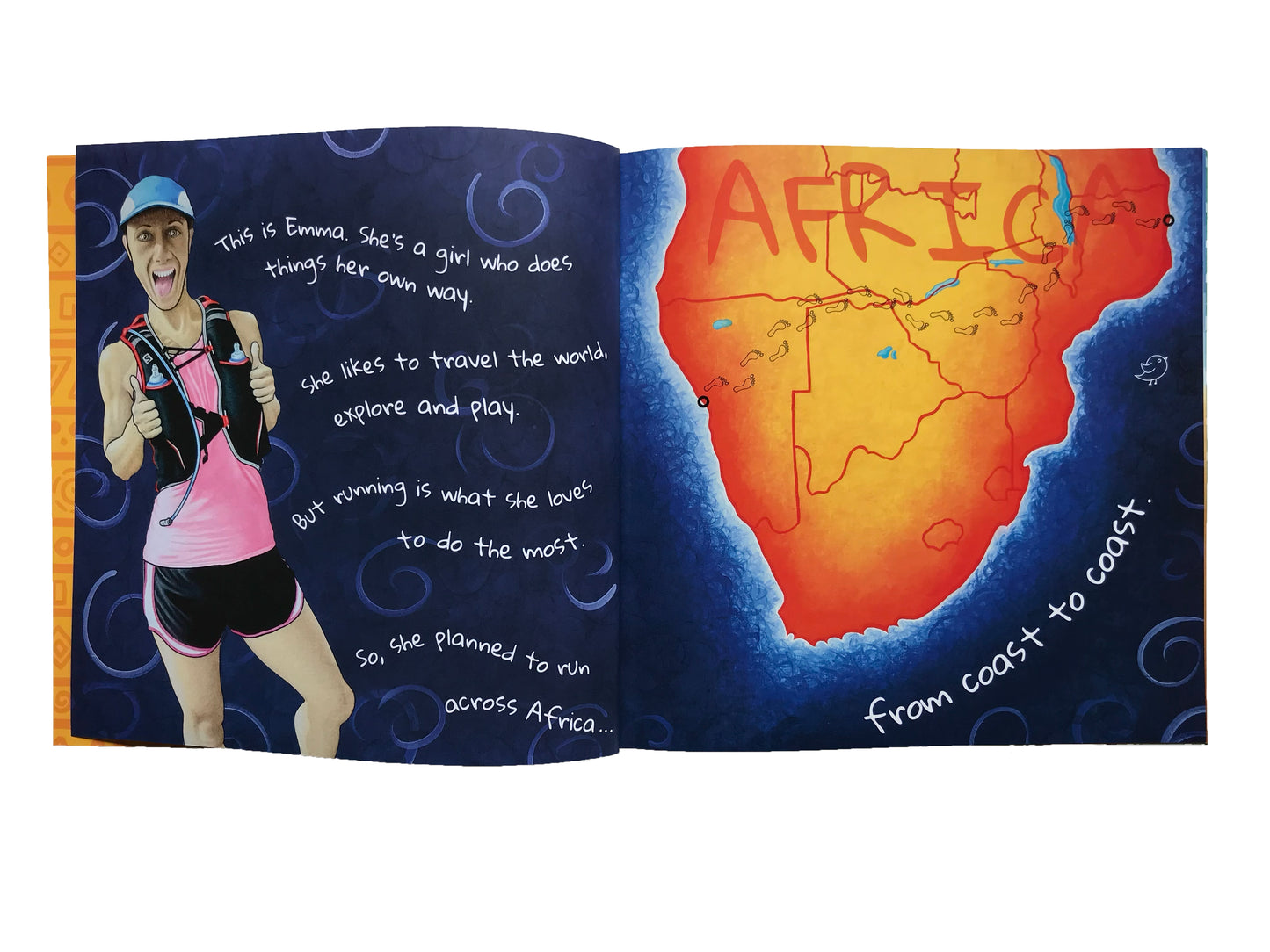 The Girl Who Ran Across Africa - Book